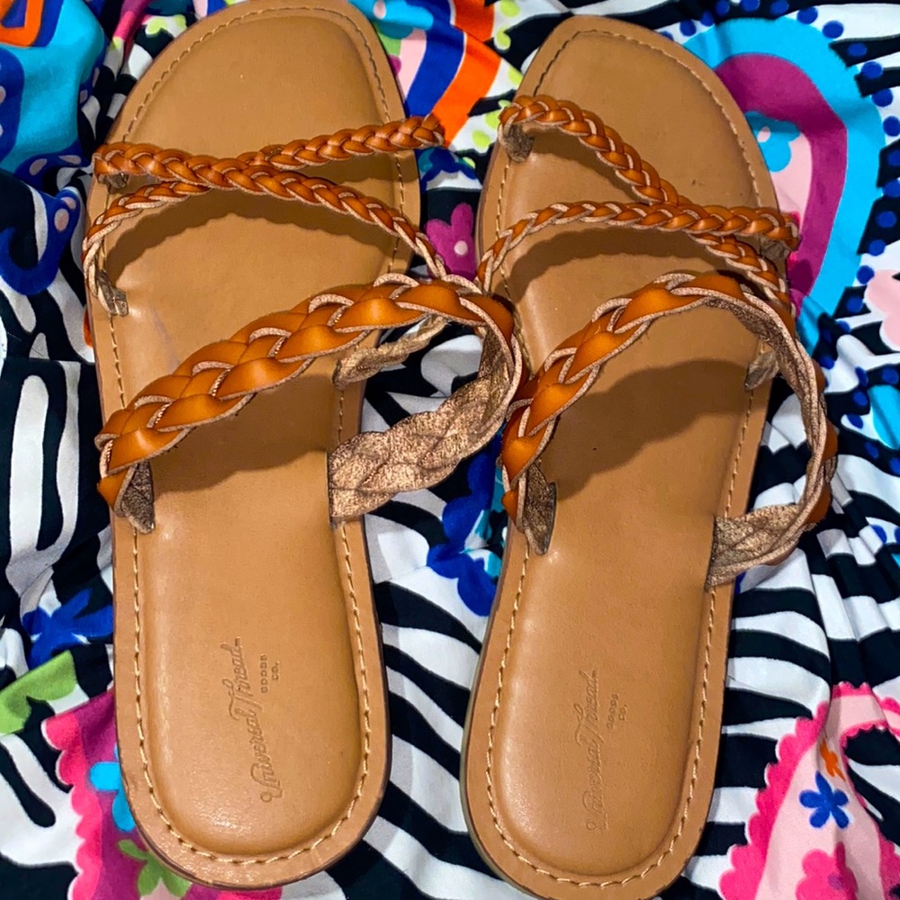 Universal Thread Leather Sandals